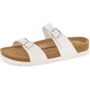 imageCUSHIONAIRE Womens Liam Cork footbed Sandal with ComfortWhite