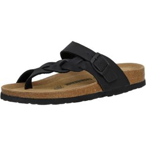 imageCUSHIONAIRE Womens Libby Cork footbed Sandal with Comfort and Wide Widths AvailableBlack