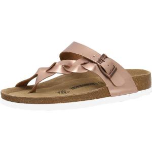 imageCUSHIONAIRE Womens Libby Cork footbed Sandal with Comfort and Wide Widths AvailableRose Gold
