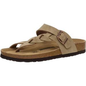 imageCUSHIONAIRE Womens Libby Cork footbed Sandal with Comfort and Wide Widths AvailableTaupe