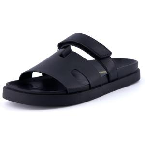 imageCUSHIONAIRE Womens Lotto footbed sandal with Comfort Wide Widths AvailableBlack