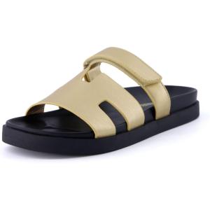 imageCUSHIONAIRE Womens Lotto footbed sandal with Comfort Wide Widths AvailableGold