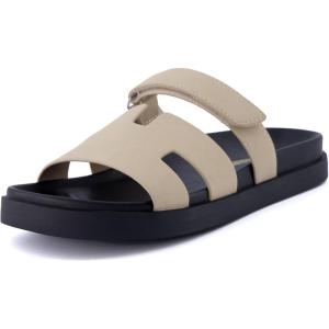 imageCUSHIONAIRE Womens Lotto footbed sandal with Comfort Wide Widths AvailableTaupe Vegan Suede
