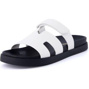 imageCUSHIONAIRE Womens Lotto footbed sandal with Comfort Wide Widths AvailableWhite