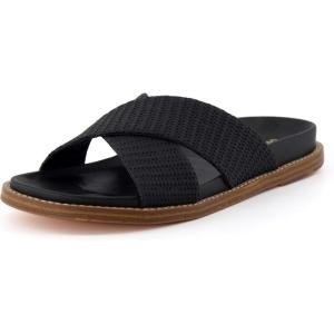 imageCUSHIONAIRE Womens Nell footbed sandal with Comfort Wide Widths AvailableBlack