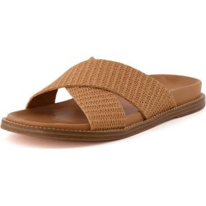 imageCUSHIONAIRE Womens Nell footbed sandal with Comfort Wide Widths AvailableSaddle