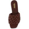 imageCUSHIONAIRE Womens Aramis woven slide sandal Memory Foam Wide Widths AvailableBrown