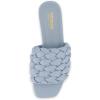 imageCUSHIONAIRE Womens Aramis woven slide sandal Memory Foam Wide Widths AvailablePale Blue
