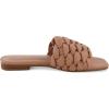 imageCUSHIONAIRE Womens Aramis woven slide sandal Memory Foam Wide Widths AvailableTan