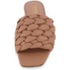imageCUSHIONAIRE Womens Aramis woven slide sandal Memory Foam Wide Widths AvailableTan