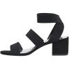 imageCUSHIONAIRE Womens Aria Stretch mid Block Heel Sandal Memory Foam