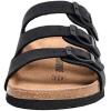imageCUSHIONAIRE Womens Lela Cork footbed Sandal with ComfortBlack