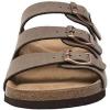 imageCUSHIONAIRE Womens Lela Cork footbed Sandal with ComfortBrown