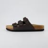 imageCUSHIONAIRE Womens Lela Cork footbed Sandal with ComfortBrown Nappa