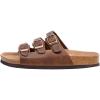 imageCUSHIONAIRE Womens Lela Cork footbed Sandal with ComfortBrown Oily