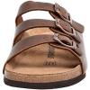 imageCUSHIONAIRE Womens Lela Cork footbed Sandal with ComfortBrown Oily