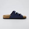 imageCUSHIONAIRE Womens Lela Cork footbed Sandal with ComfortNavy Nappa