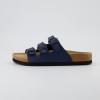 imageCUSHIONAIRE Womens Lela Cork footbed Sandal with ComfortNavy Nappa