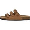 imageCUSHIONAIRE Womens Lela Cork footbed Sandal with ComfortTan Vegan Suede