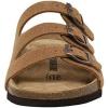imageCUSHIONAIRE Womens Lela Cork footbed Sandal with ComfortTan Vegan Suede