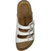 imageCUSHIONAIRE Womens Lela Cork footbed Sandal with ComfortWhite