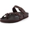 imageCUSHIONAIRE Womens Laker soft footbed Sandal with ComfortDark Brown