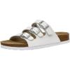 imageCUSHIONAIRE Womens Lela Cork footbed Sandal with ComfortWhite