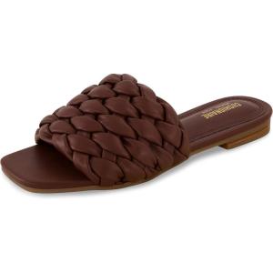 imageCUSHIONAIRE Womens Aramis woven slide sandal Memory Foam Wide Widths AvailableBrown