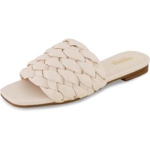 imageCUSHIONAIRE Womens Aramis woven slide sandal Memory Foam Wide Widths AvailableIvory