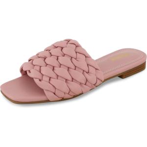 imageCUSHIONAIRE Womens Aramis woven slide sandal Memory Foam Wide Widths AvailablePink
