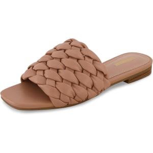 imageCUSHIONAIRE Womens Aramis woven slide sandal Memory Foam Wide Widths AvailableTan