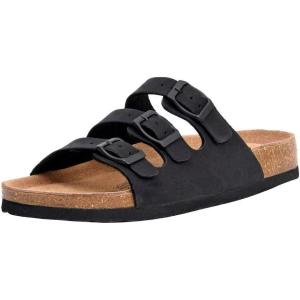 imageCUSHIONAIRE Womens Lela Cork footbed Sandal with ComfortBlack