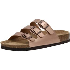 imageCUSHIONAIRE Womens Lela Cork footbed Sandal with ComfortGold