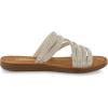 imageCUSHIONAIRE Womens Anabel rhinestone slide sandal Memory FoamSilver