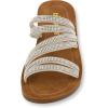 imageCUSHIONAIRE Womens Anabel rhinestone slide sandal Memory FoamSilver