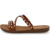 imageCUSHIONAIRE Womens Andrea strappy stud slide sandal Memory FoamTan