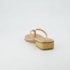 imageCUSHIONAIRE Womens Breezy Block Heel Thong Sandals Memory Foam Wide Widths AvailableNude