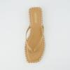 imageCUSHIONAIRE Womens Breezy Block Heel Thong Sandals Memory Foam Wide Widths AvailableNude