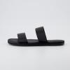 imageCUSHIONAIRE Womens Calico 2 band slide Sandal with Comfort FoamBlack