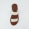 imageCUSHIONAIRE Womens Calico 2 band slide Sandal with Comfort FoamBone