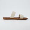 imageCUSHIONAIRE Womens Calico 2 band slide Sandal with Comfort FoamBone