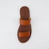 imageCUSHIONAIRE Womens Calico 2 band slide Sandal with Comfort FoamCognac