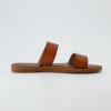 imageCUSHIONAIRE Womens Calico 2 band slide Sandal with Comfort FoamCognac