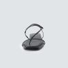 imageCUSHIONAIRE Womens Glory strappy flat sandal Memory Foam and Wide Widths AvailableBlack