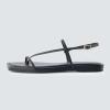 imageCUSHIONAIRE Womens Glory strappy flat sandal Memory Foam and Wide Widths AvailableBlack