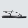 imageCUSHIONAIRE Womens Glory strappy flat sandal Memory Foam and Wide Widths AvailableBlack