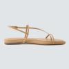 imageCUSHIONAIRE Womens Glory strappy flat sandal Memory Foam and Wide Widths AvailableNatural