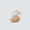 imageCUSHIONAIRE Womens Glory strappy flat sandal Memory Foam and Wide Widths AvailableNatural