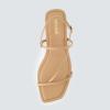 imageCUSHIONAIRE Womens Glory strappy flat sandal Memory Foam and Wide Widths AvailableNatural