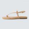 imageCUSHIONAIRE Womens Glory strappy flat sandal Memory Foam and Wide Widths AvailableNatural